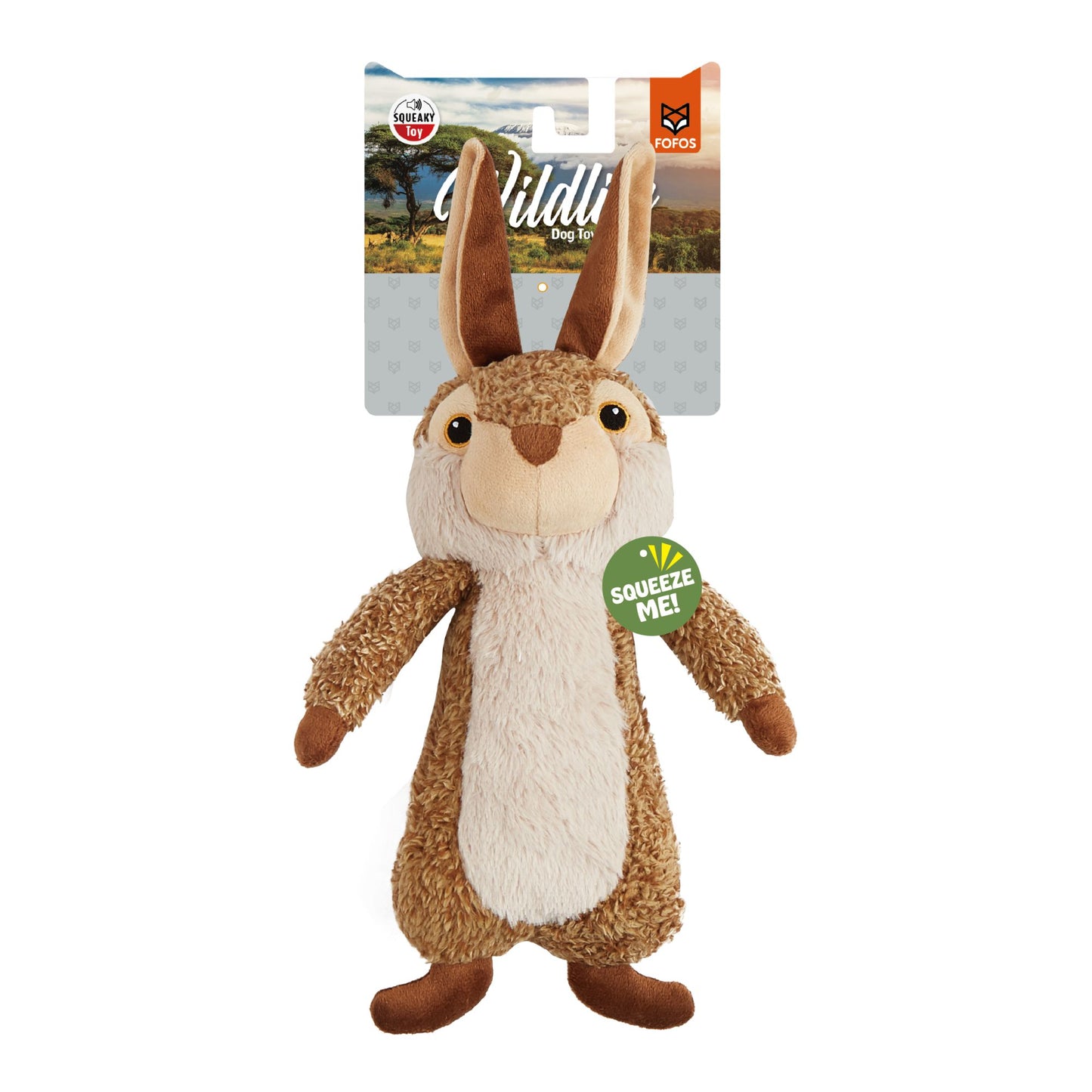 FOFOS Wildlife Plush Rabbit 30 x 8 x 44cm