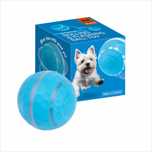 FOFOS Dog Rolling Ball Rechargeable Dia 8.5