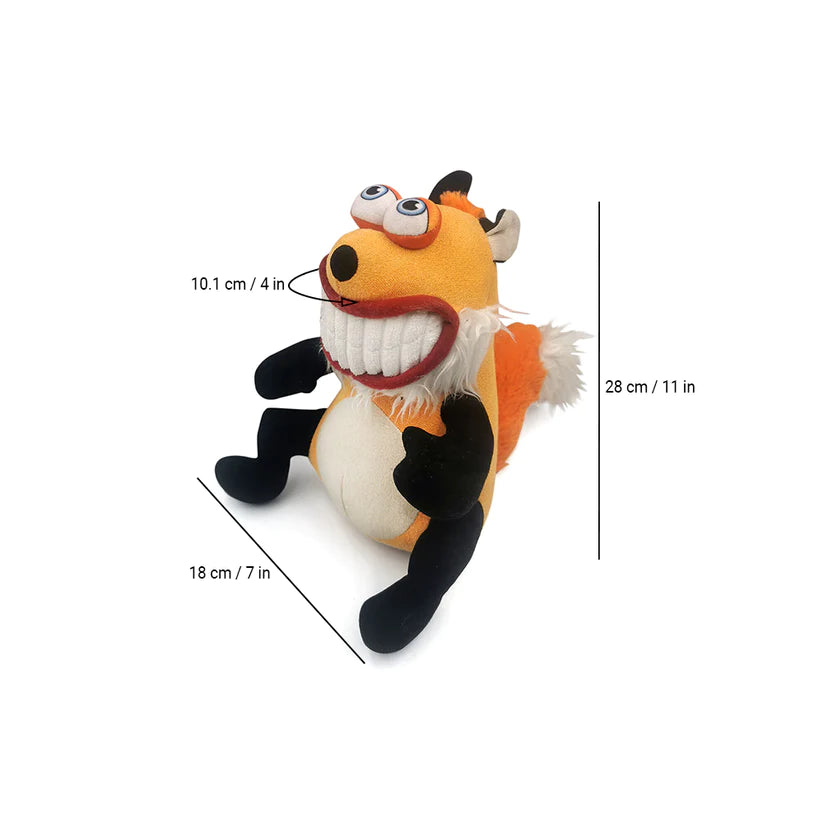 Nutra Pet The Radical Fox Plush & Squeaker Dog Toy