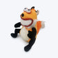 Nutra Pet The Radical Fox Plush & Squeaker Dog Toy