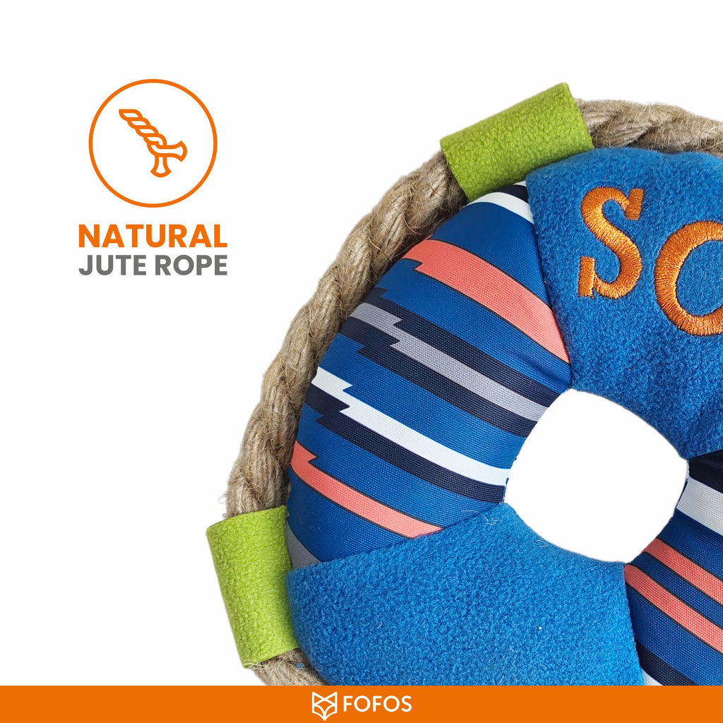 FOFOS SOS Ring Large Dog Toy 8 x 8 x 1.5cm
