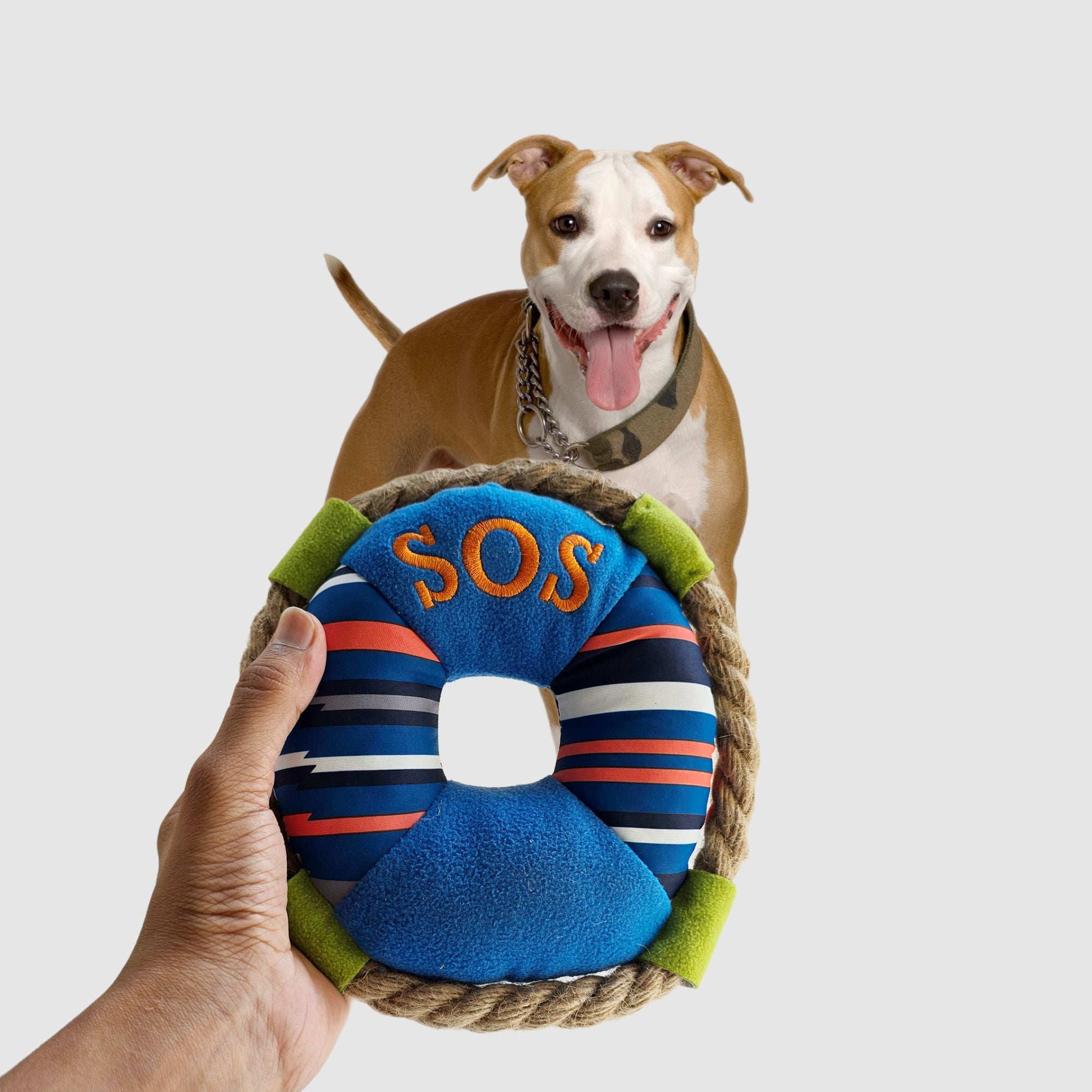 FOFOS SOS Ring Large Dog Toy 8 x 8 x 1.5cm