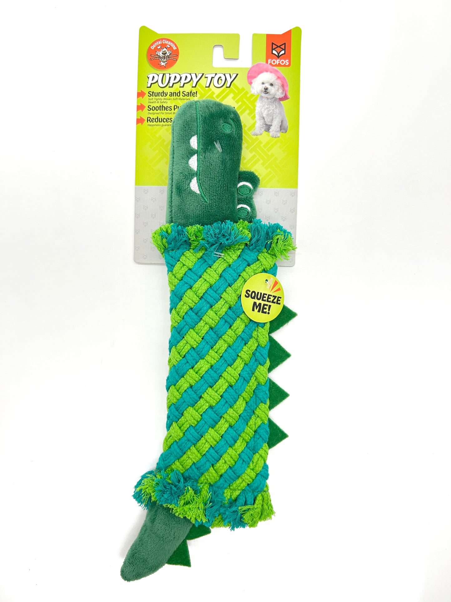 FOFOS Puppy Dental Toy Crocodile 36 X 8.75 X 2.7cm