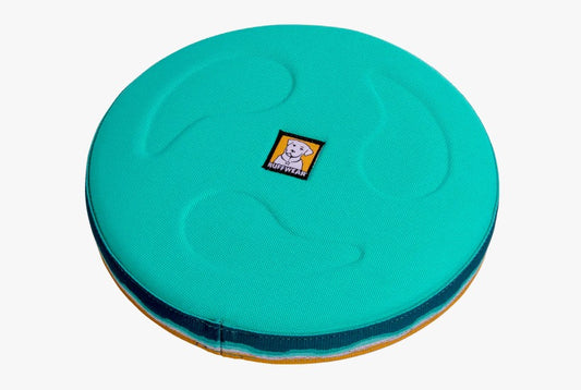 Ruffwear Hover Craft Flying Disc Toy for Dogs 9inch (23cm) - Aurora Teal