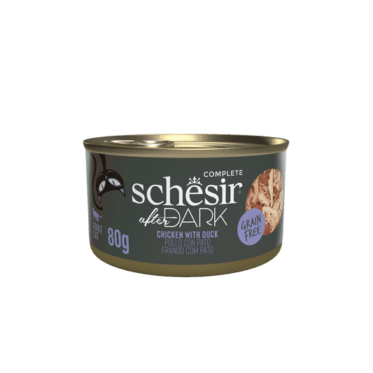 Schesir After Dark Adult Cat Wholefood Chicken & Duck Cat Wet Food 80g