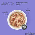 Schesir After Dark Adult Cat Wholefood | Chicken & Duck Cat Wet Food 80g