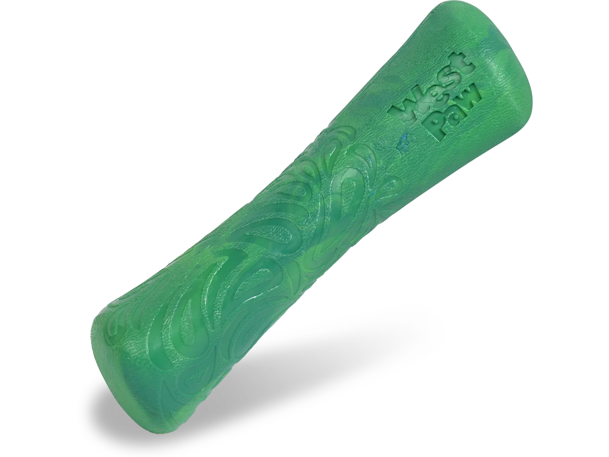 West Paw Zogoflex Drifty Dog Toy Emerald - Small