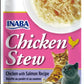 Inaba Chicken Stew Chicken & Salmon Recipe Treats For Cats 40g