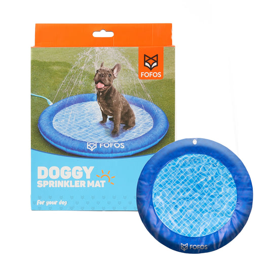 FOFOS Pet Sprinkler Pad Mat For Dogs