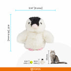 FOFOS Swinging Penguin Dog Toy 10.5x7x8cm