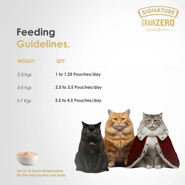 Signature Grain Zero Salmon Mousse Adult Cat Wet Food 80g (5+1) Buy 5 Get 1 Free
