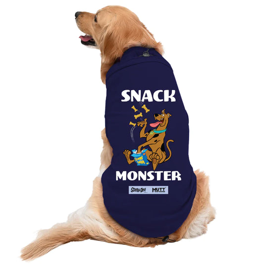Mutt of Course Scooby Doo Snack Monster T-Shirt For Dogs