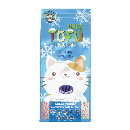 Nutra Pet  Tofu Snowflake Clumping Cat Litter Lavender - 7 Liters