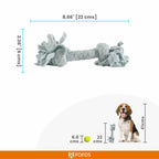 FOFOS Terry Rope 2knots Puppy Dog Toy 6 x 6 x 22 cm Assorted