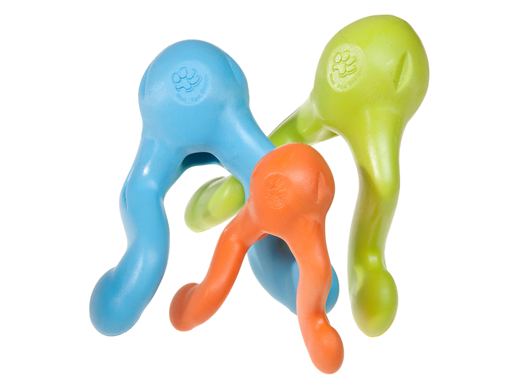 West Paw Zogoflex Tizzi Fetch Play Toy for Dogs - Granny Smith
