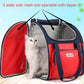 Truelove Pet Outdoor Carrier l Water Resistance Fabric Pet Shoulder Backpack l 34 x 30 x 40cm l Color May Vary