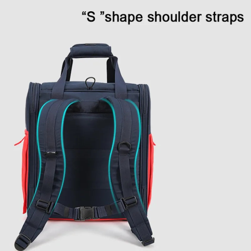 Truelove Pet Outdoor Carrier l Water Resistance Fabric Pet Shoulder Backpack l 34 x 30 x 40cm l Color May Vary