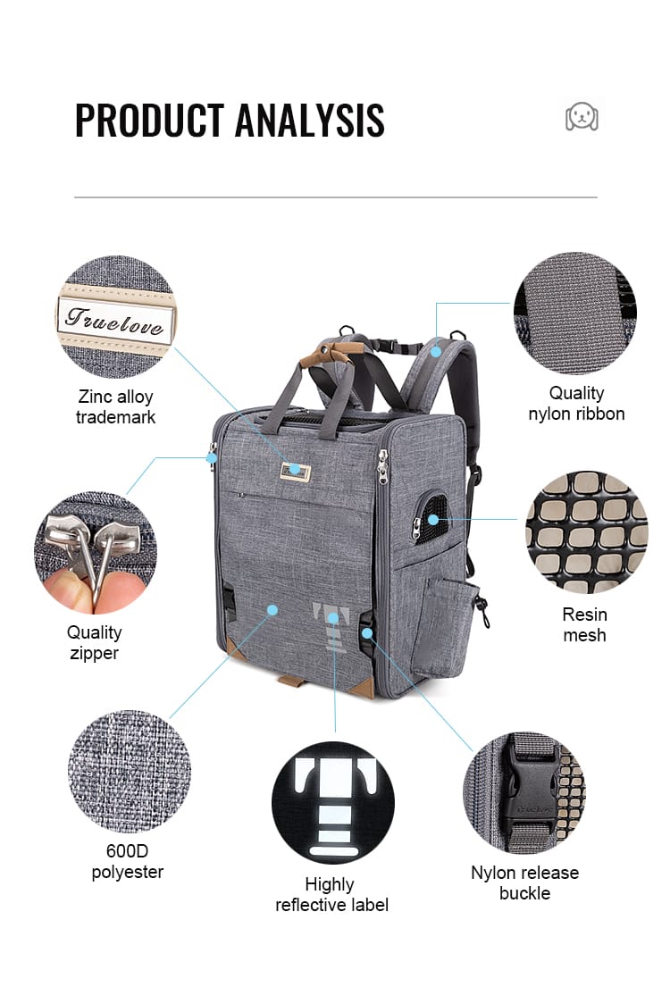 Truelove Airflow Premium Backpack Carrier I 41 x 25 x 46cm I Colors May Vary