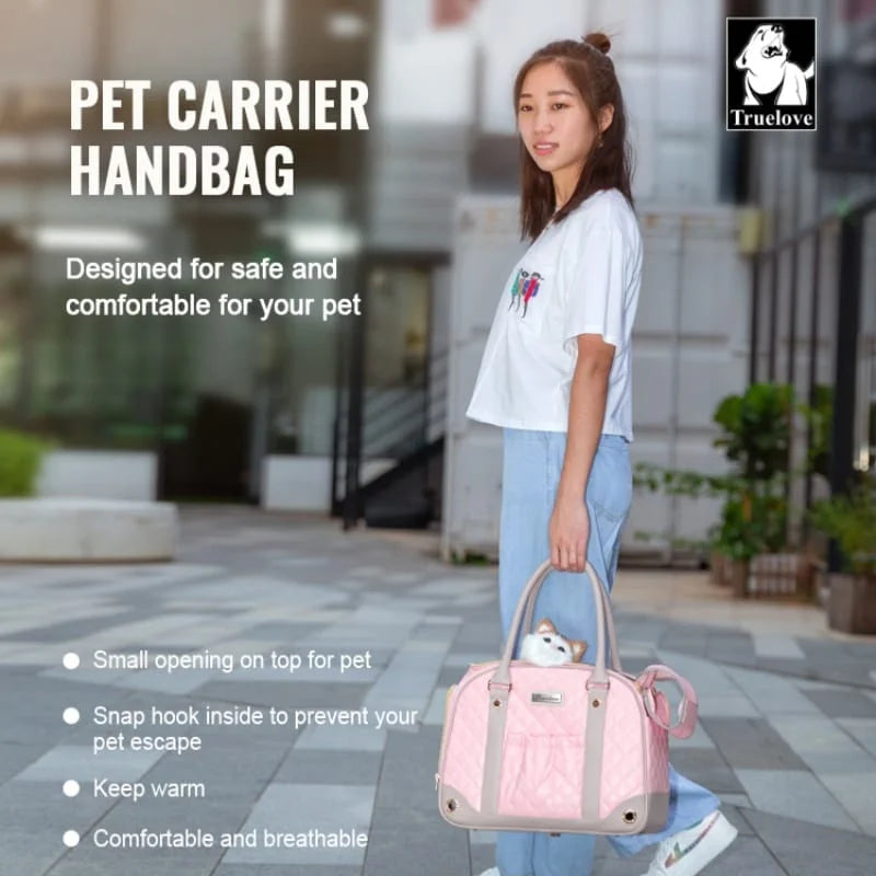 Truelove Chic Pet Travel Handbag For Cats & Puppies