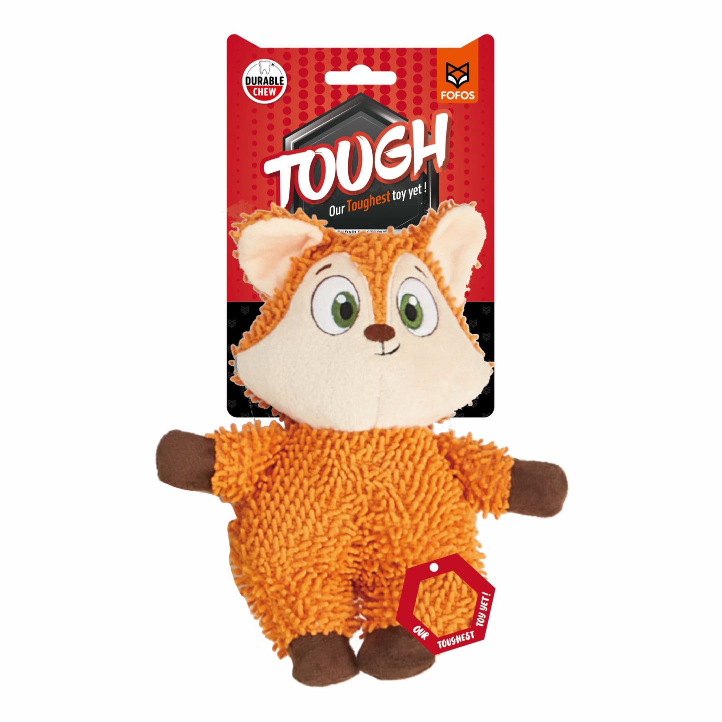 FOFOSTough Dog Toy Fox 22 x 10 x 28 cm