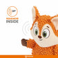 FOFOSTough Dog Toy Fox 22 x 10 x 28 cm