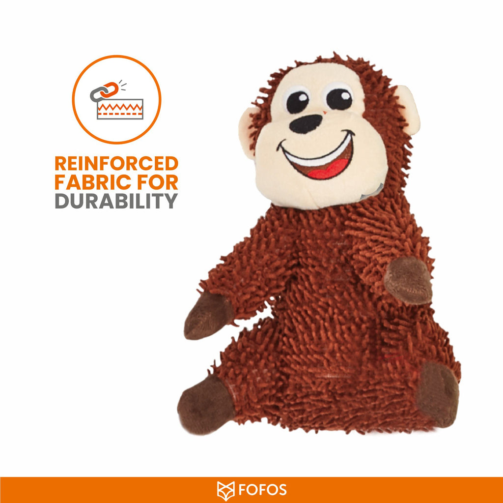 FOFOS Tough Dog Toy Monkey 17.5 x 14.5 x 23.5 cm