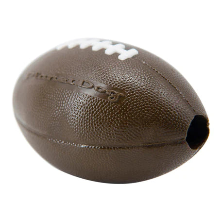 Petstages Orbee Tuff Football Brown Treat Dispenser Dog Toy 3.75inch x 6inch