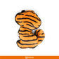 FOFOS Safari Line Tiger Dog Toy 27 x 26 x 6.5cm