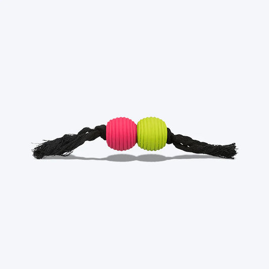 Trixie Playing Rope With Balls Toy For Dogs 32cm