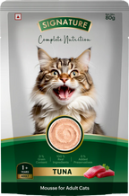 Signature Grain Zero Tuna Mousse Adult Cat Wet Food 80g (5+1) Buy 5 Get 1 Free