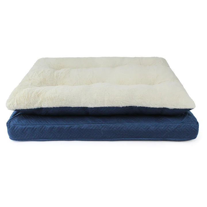 Pawpourri Orthopaedic Pillow Top Bed For Dog I Size - 30 x 40 x 6"
