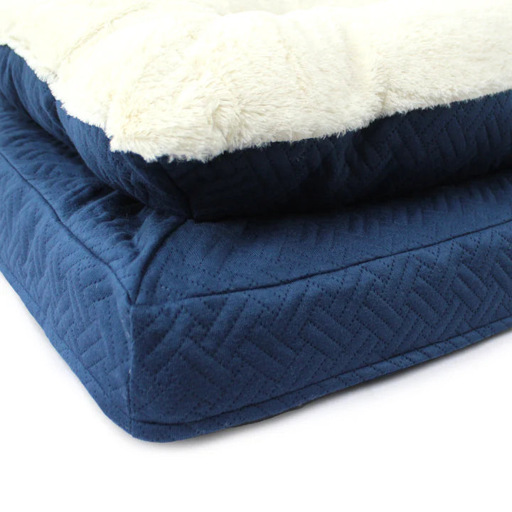 Pawpourri Orthopaedic Pillow Top Bed For Dog I Size - 30 x 40 x 6"