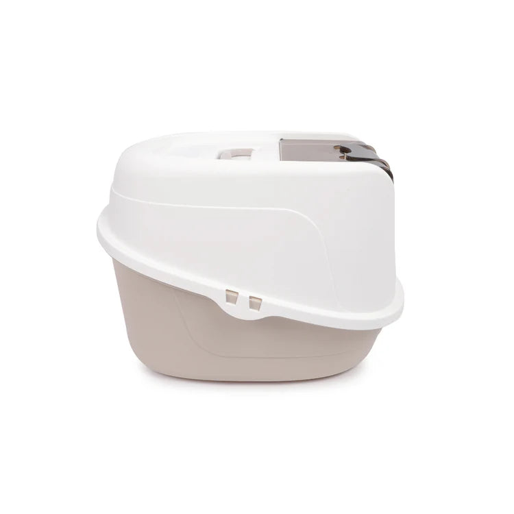M-Pets Eco Tima Cat Litter Box Desert Sand Medium 60.2 x 45.1 x 42.4 cm