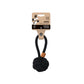 M-Pets Coto Loop Ball Natural Cotton Black Toy for Dogs 11cm