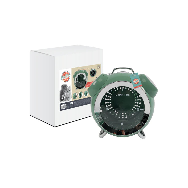 M-Pets Sixties Clock Carrier 40.1x44x25.9cm for Puppies & Cats