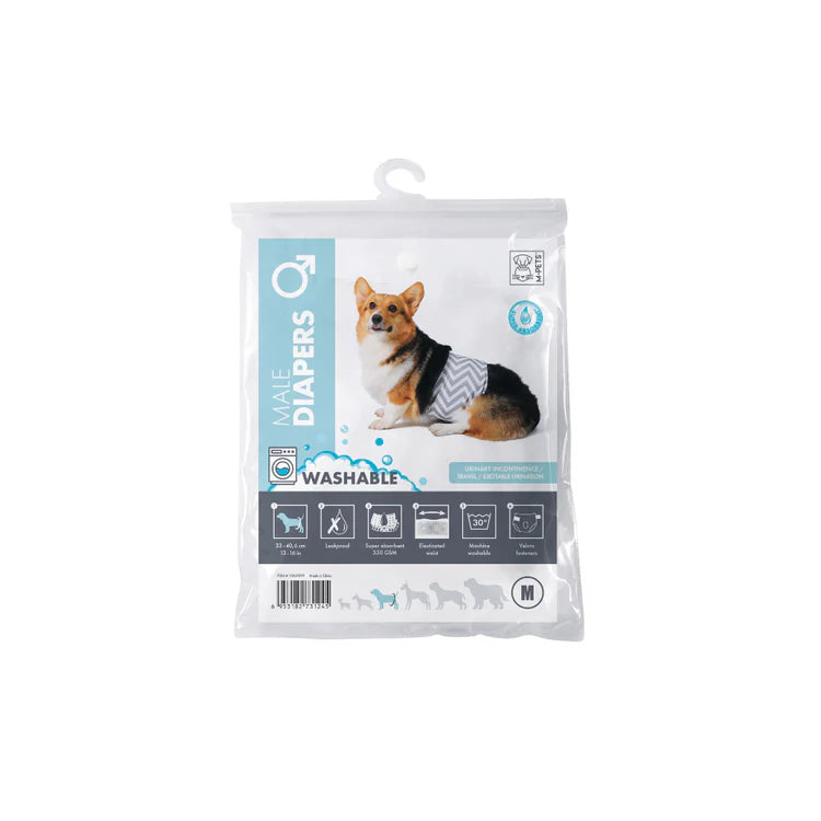 M-Pets Male Washable Diapers For Dogs