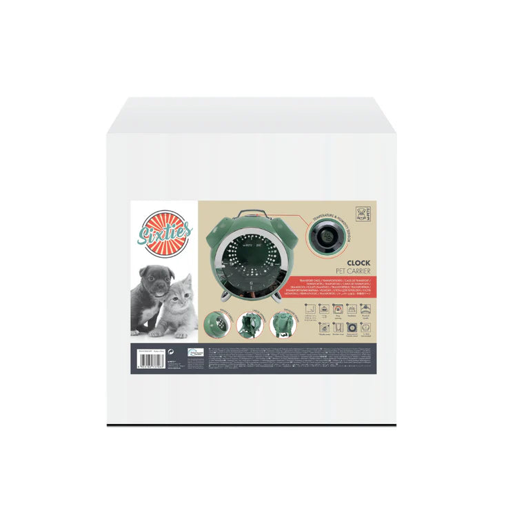M-Pets Sixties Clock Carrier 40.1 x 44 x 25.9cm