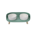 M-Pets Altitiude Double Raised Bowl 2x450ml