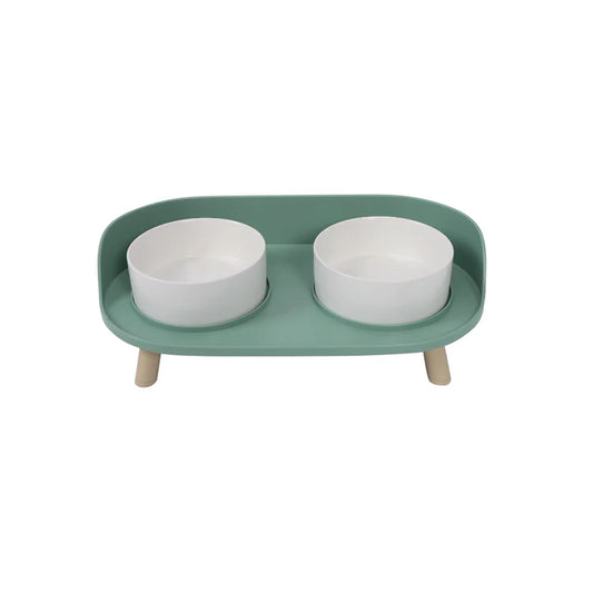 M-Pets Altitiude Double Raised Bowl 2x450ml