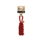 M-Pets Coto Loop Bar Natural Cotton Red Toy for Dogs Medium 34cm