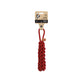 M-Pets Coto Loop Bar Natural Cotton Red Toy for Dogs Medium 34cm