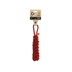 M-Pets Coto Loop Bar Natural Cotton Red Toy for Dogs Small 22cm
