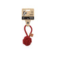 M-Pets Coto Loop Ball Natural Cotton Red Toy for Dogs Large 11cm