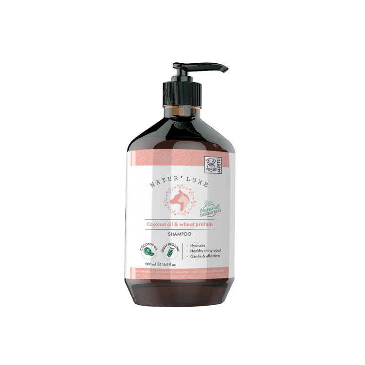 M-Pets Natur'luxe Coconut Oil & Wheat Protein Shampoo 500ml
