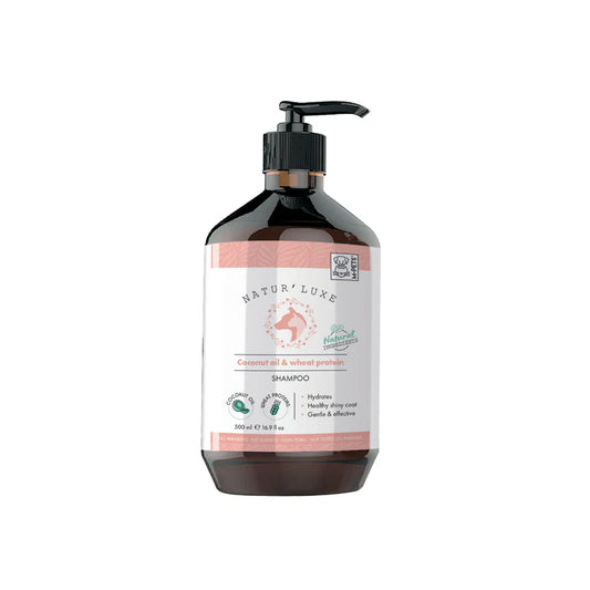 M-Pets Natur'luxe Coconut Oil & Wheat Protein Shampoo 500ml