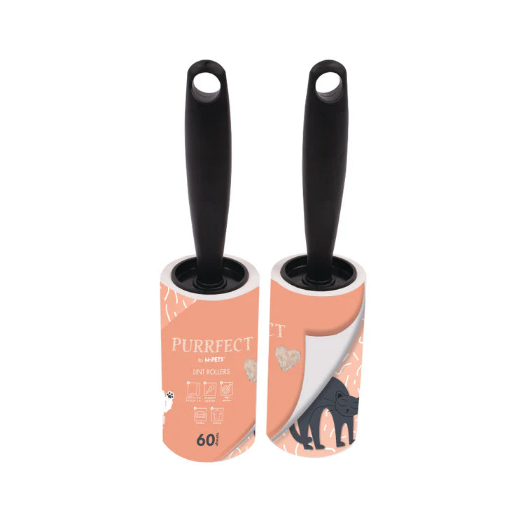 M-Pets Purrfect Lint Roller Pink 2x60 Sheets