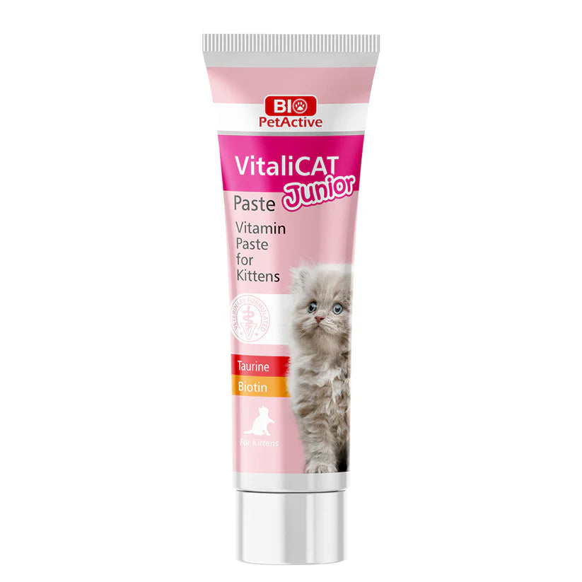 Bio Pet Active Vitali Cat Junior Multivitamin Paste For Kittens 100ml
