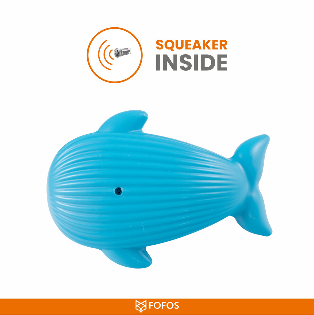 FOFOS Ocean Animal Chewing Squeaky Whale 18 x 7 x 16 cm