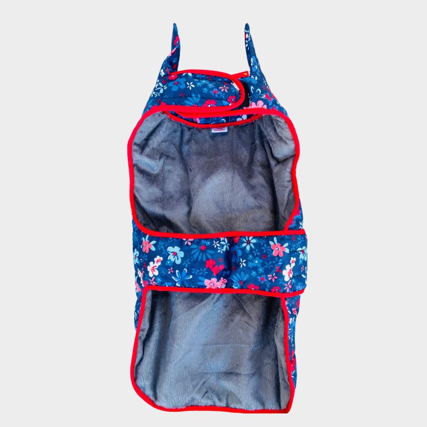 Caninkart Printed Jacket For Your Furry Friend - Blue Blossom