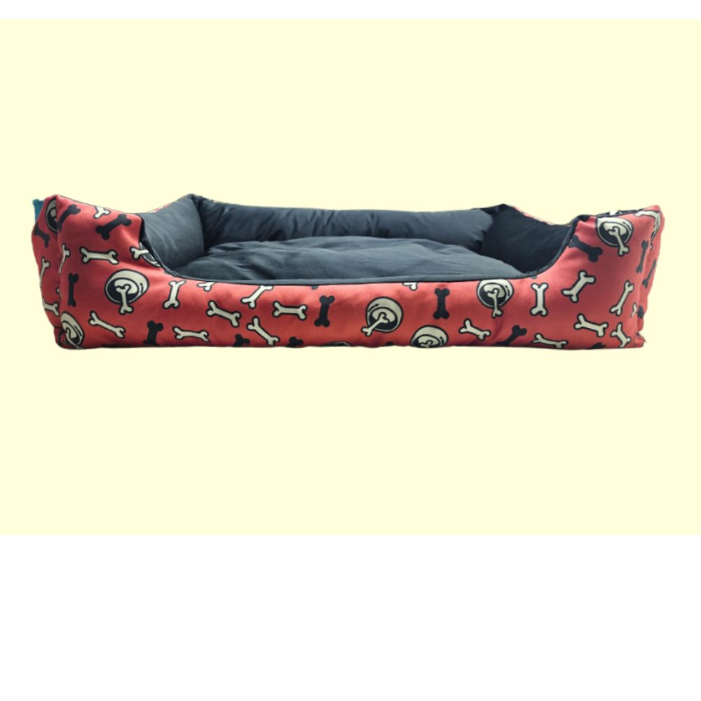 Pawfect Bone & Bowl Lounger Bed For Your Furry Friend